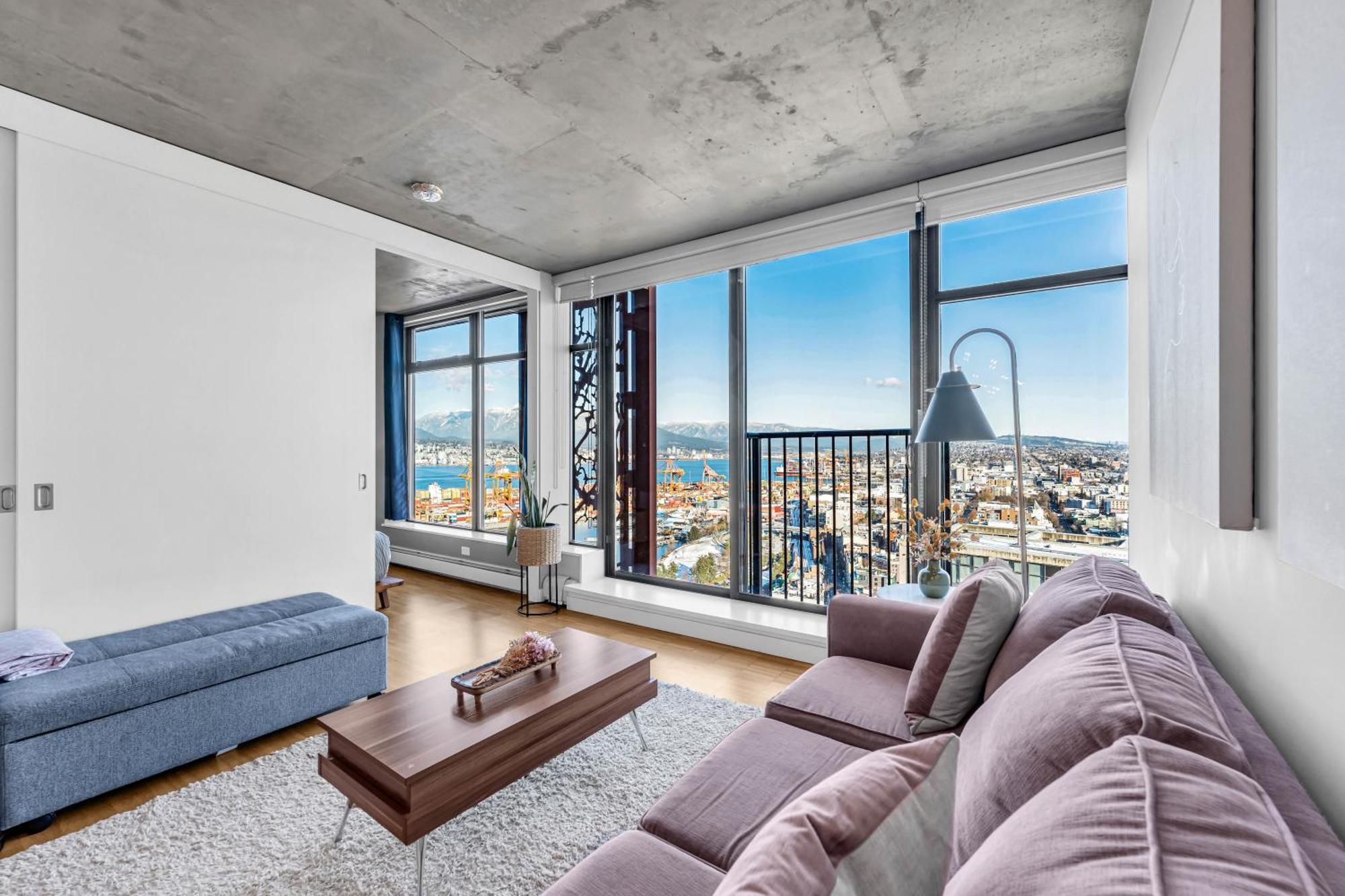 Water Views, 40Th Floor Sub-Penthouse! Entire Condo In The Heart Of Vancouver City Centre Exterior photo